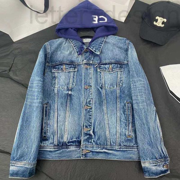 women's jackets designer 2023 new right version high-end triumph denim hooded jacket for men and women 5tzm, Black;brown
women's jackets designer 2023 new right version high-end triumph denim hooded jacket for men and women 5tzm, Black;brown