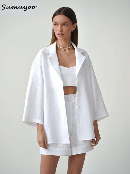 dress sumuyoo summer white cotton linen shorts suits women 2022 long sleeve casual sets wide leg shorts sets 2 pieces outfits
dress sumuyoo summer white cotton linen shorts suits women 2022 long sleeve casual sets wide leg shorts sets 2 pieces outfits