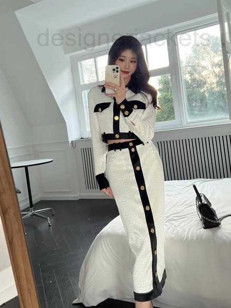 two piece dress designer brand women's sets new autumn winter high-quality fashion jacket skirt suit designer casual spring women gspt, White
two piece dress designer brand women's sets new autumn winter high-quality fashion jacket skirt suit designer casual spring women gspt, White