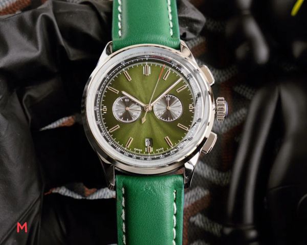 mens watch designer watches new 1884 watch 43mm quartz watch day just chronograph watch black leather strap business man vesace ice out uhr, Slivery;brown
mens watch designer watches new 1884 watch 43mm quartz watch day just chronograph watch black leather strap business man vesace ice out uhr, Slivery;brown