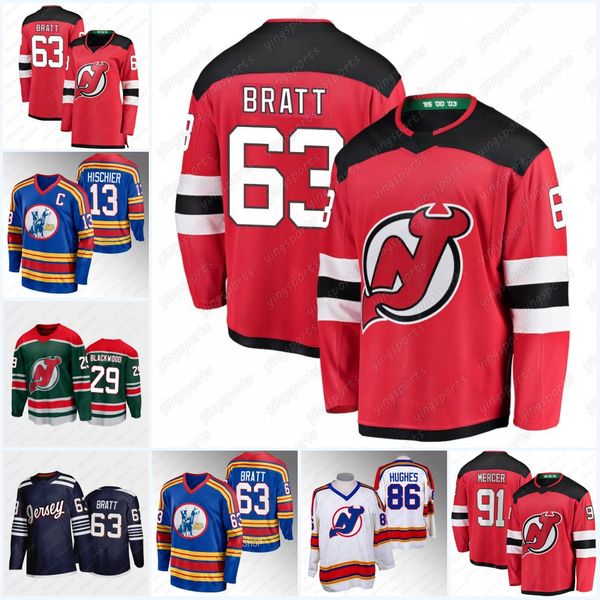 new jersey #63 jesper bratt 86 jack hughes 13 nico hischier 43 luke hughes 91 dawson mercer p.k. subban niedermayer hamilton palat langenbru, Black;red
new jersey #63 jesper bratt 86 jack hughes 13 nico hischier 43 luke hughes 91 dawson mercer p.k. subban niedermayer hamilton palat langenbru, Black;red