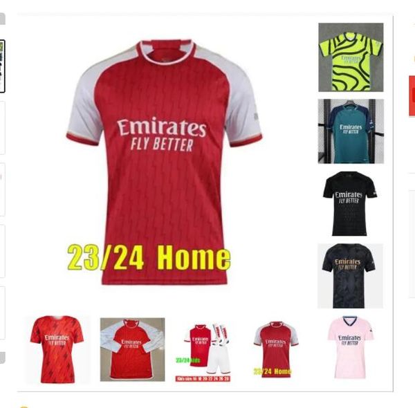23 24 smith rowe g.jesus saka soccer jerseys saliba goalkeeper player version martinelli jorginho nketiah 2023 2024 football kits shirt men, Black;yellow
23 24 smith rowe g.jesus saka soccer jerseys saliba goalkeeper player version martinelli jorginho nketiah 2023 2024 football kits shirt men, Black;yellow