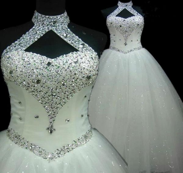beach dresses 2019 beaded halter neck ball gown wedding dress lace up wedding gowns fast 3843517, White
beach dresses 2019 beaded halter neck ball gown wedding dress lace up wedding gowns fast 3843517, White