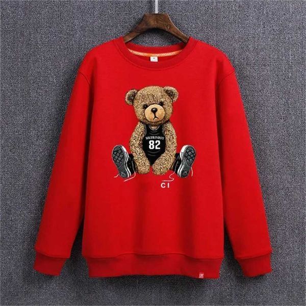 pullover men's hoodie multi-color women's pure cotton high-quality designer coat street blazer couple street bear cartoon embroide, Black
pullover men's hoodie multi-color women's pure cotton high-quality designer coat street blazer couple street bear cartoon embroide, Black