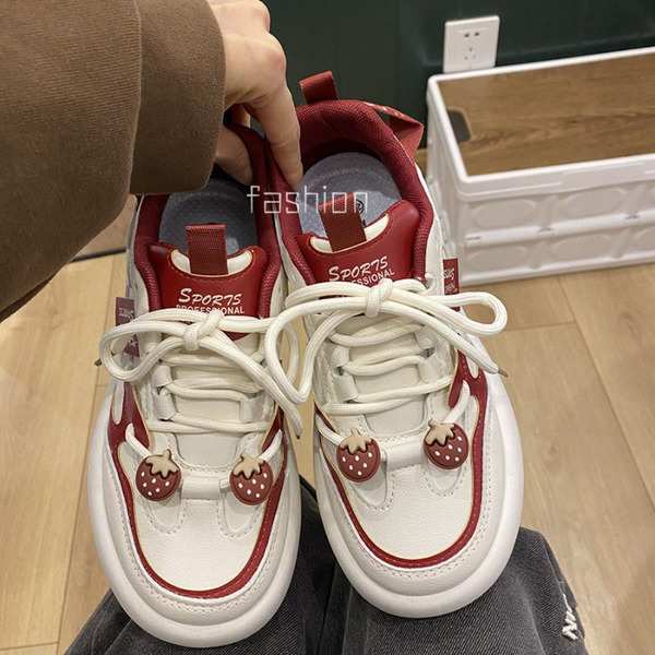 strawberry toe shoes for women all-match leisure student korean fashion original platform white shoes zapatillas mujer, Black
strawberry toe shoes for women all-match leisure student korean fashion original platform white shoes zapatillas mujer, Black