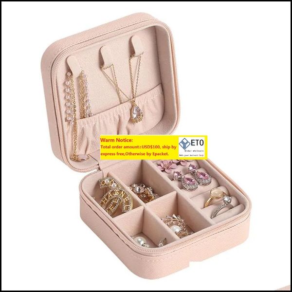 packaging jewelry box portable travel storage boxes organizer pu leather display cases for necklace earrings ring jewellery holder case dr, Black;white
packaging jewelry box portable travel storage boxes organizer pu leather display cases for necklace earrings ring jewellery holder case dr, Black;white