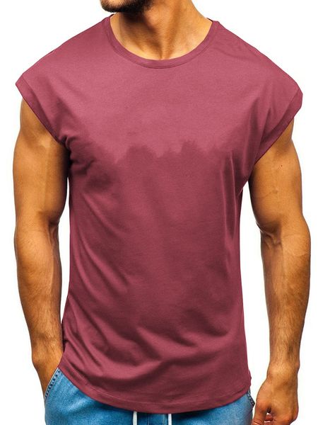 solid color flutter sleeve crew neck men t-shirt loose fit cotton casual tank top, White;black
solid color flutter sleeve crew neck men t-shirt loose fit cotton casual tank top, White;black