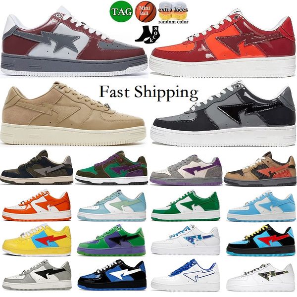 designer casual shoes low baped for men womens sneakers patent leather black white blue camouflage skateboarding sports trainers a big bathi
designer casual shoes low baped for men womens sneakers patent leather black white blue camouflage skateboarding sports trainers a big bathi