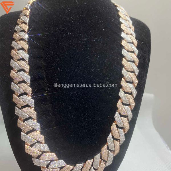 lifeng jewelry mens s925 hip hop cuban link chain white and rose gold plated vvs moissanite 18mm iecd out, Silver
lifeng jewelry mens s925 hip hop cuban link chain white and rose gold plated vvs moissanite 18mm iecd out, Silver