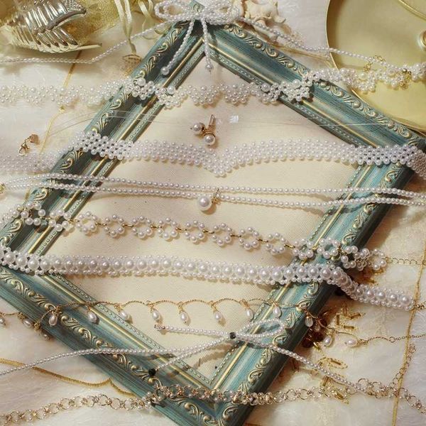 beaded necklaces zovoli dainty pearl flower bow knot choker necklace long chain heart coin pendant for women fashion jewelry 230613, Silver
beaded necklaces zovoli dainty pearl flower bow knot choker necklace long chain heart coin pendant for women fashion jewelry 230613, Silver