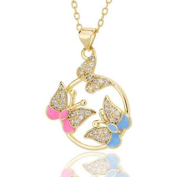 elegant crystal butterfly round pendant necklace unique enamel animal charm choker for teen girls trend jewelry gifts, Silver
elegant crystal butterfly round pendant necklace unique enamel animal charm choker for teen girls trend jewelry gifts, Silver