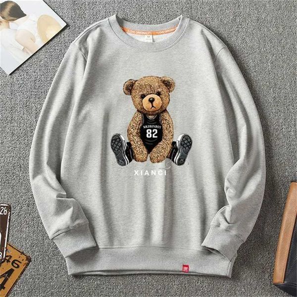 pullover men's hoodie multi-color women's pure cotton high-quality designer coat street blazer couple street bear cartoon embroide, Black
pullover men's hoodie multi-color women's pure cotton high-quality designer coat street blazer couple street bear cartoon embroide, Black