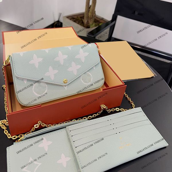 23ss women crossbody bags luxurys designers wallet pochette handbag classic fiower golden chain bag genuine leather messenger 3 in 1 wallets
23ss women crossbody bags luxurys designers wallet pochette handbag classic fiower golden chain bag genuine leather messenger 3 in 1 wallets