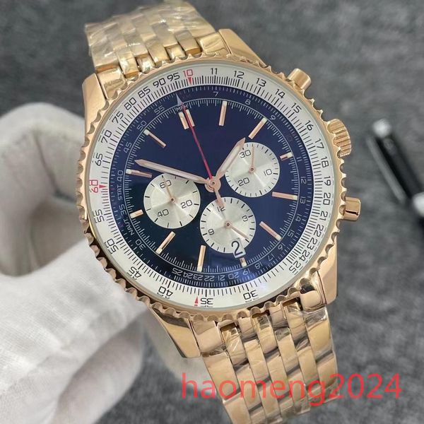 2024 u1 aaa breitling b01 46mm new quality navitimer watch chronograph quartz movement yellow gold case black dial 50th anniversary mens wat, Slivery;golden
2024 u1 aaa breitling b01 46mm new quality navitimer watch chronograph quartz movement yellow gold case black dial 50th anniversary mens wat, Slivery;golden