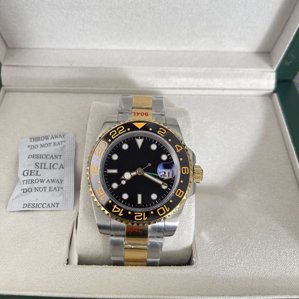luxury men watch ceramic bezel sapphire date dial 40mm automatic mechanical stainless steel mens wristwatches designer luminous with box wat, Slivery;brown
luxury men watch ceramic bezel sapphire date dial 40mm automatic mechanical stainless steel mens wristwatches designer luminous with box wat, Slivery;brown