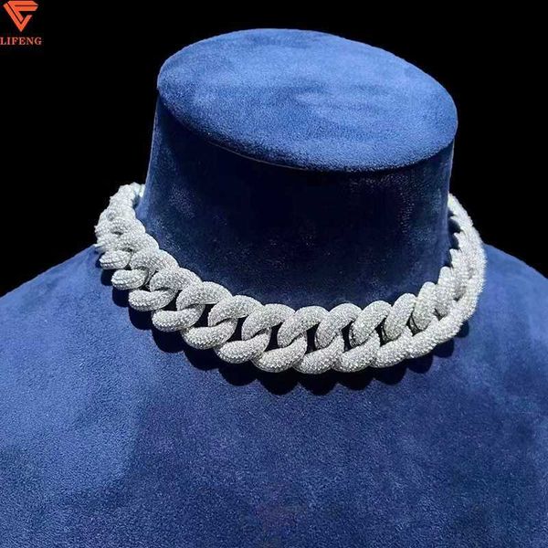 custom hip hop luxury necklace handmade 15mm 18mm 6 tone vvs d moissanite diamond cuban link chain, Silver
custom hip hop luxury necklace handmade 15mm 18mm 6 tone vvs d moissanite diamond cuban link chain, Silver