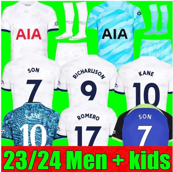 new kane son 23 24 soccer jerseys kulusevski richarlison perisic pedro porro 2023 2024 danjuma romero goalkeeper gk football kit shirt, Black;yellow
new kane son 23 24 soccer jerseys kulusevski richarlison perisic pedro porro 2023 2024 danjuma romero goalkeeper gk football kit shirt, Black;yellow