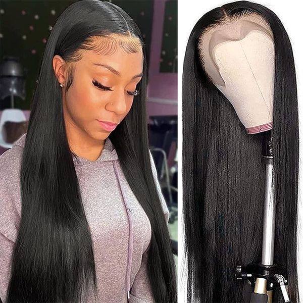 brazilian straight lace front human hair wigs for women transparent lace frontal wigs straight lace closure wigs, Black;brown 
brazilian straight lace front human hair wigs for women transparent lace frontal wigs straight lace closure wigs, Black;brown