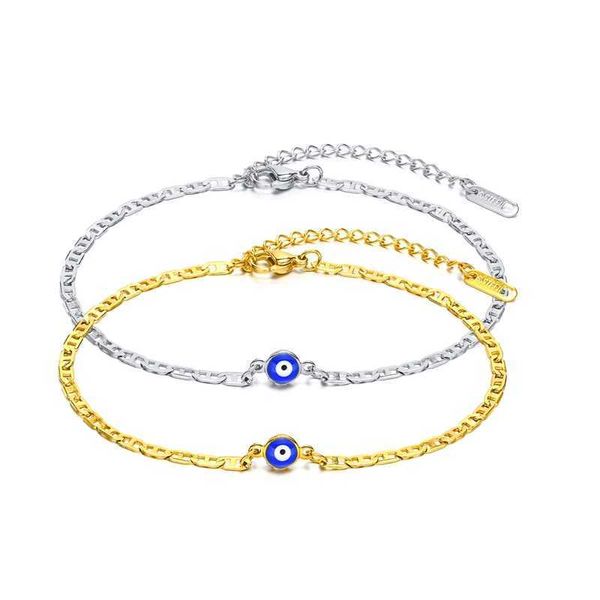 anklets bohemia evil blue eye charm for women pvd plated gold color stainless steel flat marina chains barefoot jewelry 230607, Red;blue
anklets bohemia evil blue eye charm for women pvd plated gold color stainless steel flat marina chains barefoot jewelry 230607, Red;blue