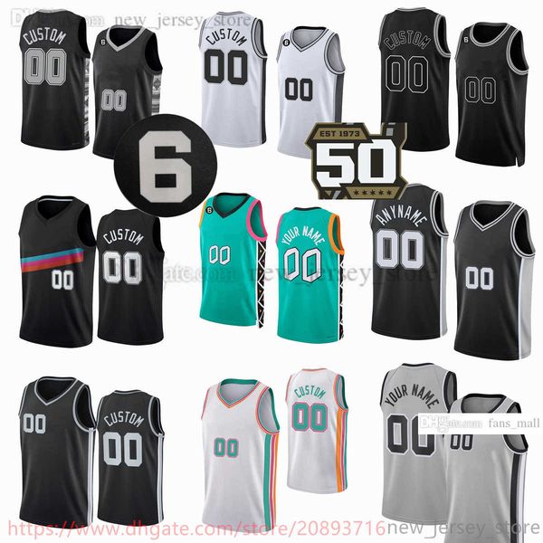 50th anniversary 22-23 new printed basketball jerseys custom 35 romeo langford 3 keldon johnson 33 tre jones 31 keita bates-diop 28 charles, Black;red
50th anniversary 22-23 new printed basketball jerseys custom 35 romeo langford 3 keldon johnson 33 tre jones 31 keita bates-diop 28 charles, Black;red