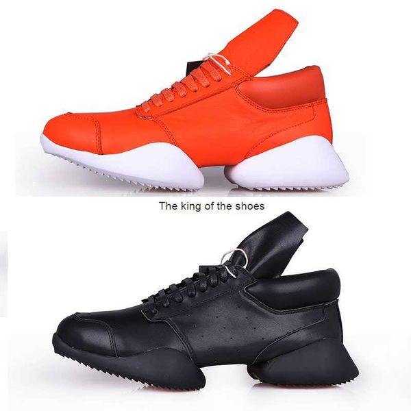 2018 ro horseshoe genuine leather lace europe station tide brand fall and winter low shoes casual increased heavy-bottomed high-boot, Black
2018 ro horseshoe genuine leather lace europe station tide brand fall and winter low shoes casual increased heavy-bottomed high-boot, Black