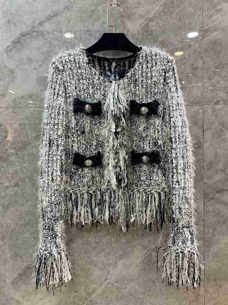 women's jackets designer 2023 new brand spring jacket autumn winter fashion tassel tweed coat cardigan high-grade casual coat birthday, Black;brown
women's jackets designer 2023 new brand spring jacket autumn winter fashion tassel tweed coat cardigan high-grade casual coat birthday, Black;brown