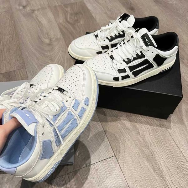 spring new amis bone shoes baby blue haze blue panda pink black and white men's and women's board shoes
spring new amis bone shoes baby blue haze blue panda pink black and white men's and women's board shoes