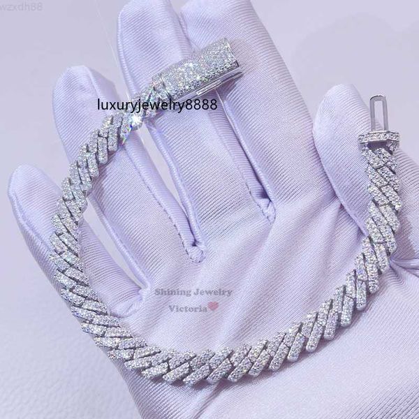 8mm solid silver white gold rose gold iced out vvs moissanite cuban bracelet diamond
8mm solid silver white gold rose gold iced out vvs moissanite cuban bracelet diamond