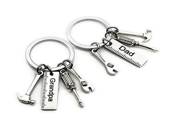 stainless steel fathers day keychain creative hammer screwdriver wrench tool keyring car key chain gift supplies6977873, Silver
stainless steel fathers day keychain creative hammer screwdriver wrench tool keyring car key chain gift supplies6977873, Silver