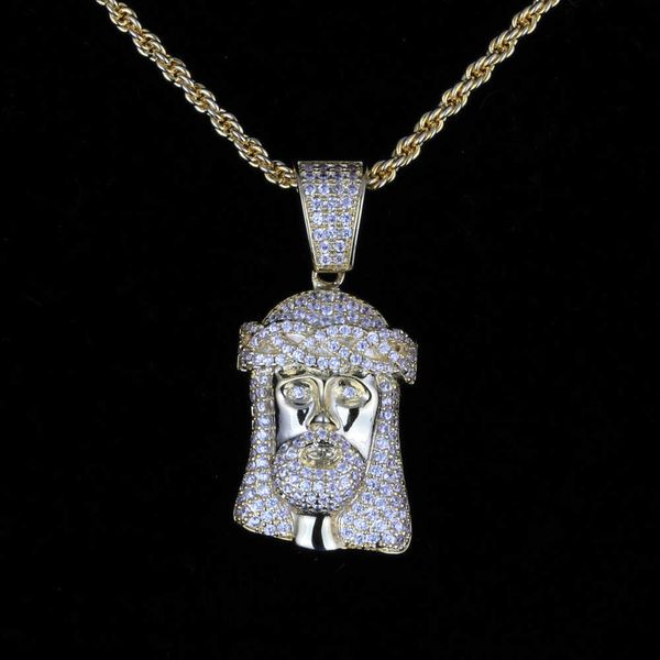 wholesale hiphop iced out cubic zirconia brass jewelry 18k gold plated 5a cz jesus head pendant necklace, Silver
wholesale hiphop iced out cubic zirconia brass jewelry 18k gold plated 5a cz jesus head pendant necklace, Silver