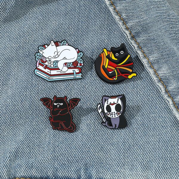 black cats playing brooch cute anime movies games hard enamel pins collect metal cartoon brooch backpack hat bag collar lapel badges, Blue
black cats playing brooch cute anime movies games hard enamel pins collect metal cartoon brooch backpack hat bag collar lapel badges, Blue