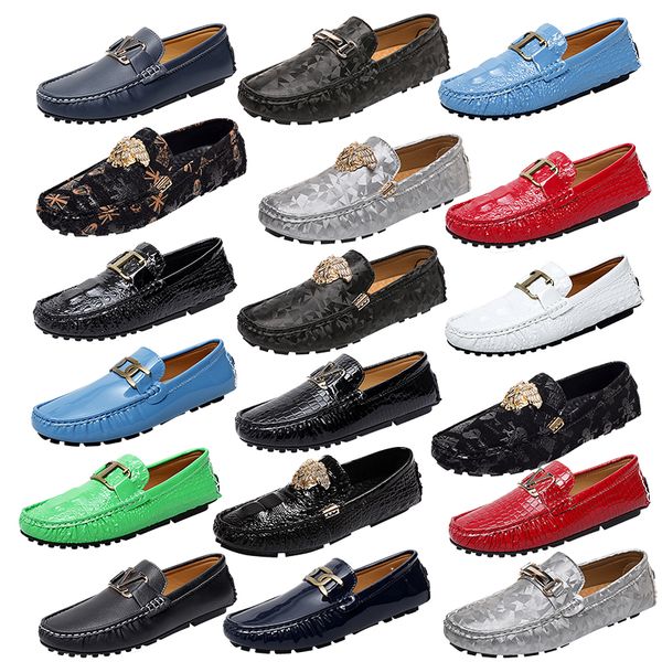 luxury brands loafers pu leather round toe glossy black white leather shoes metal buckle business formal shoes driving shoes size 35-48
luxury brands loafers pu leather round toe glossy black white leather shoes metal buckle business formal shoes driving shoes size 35-48