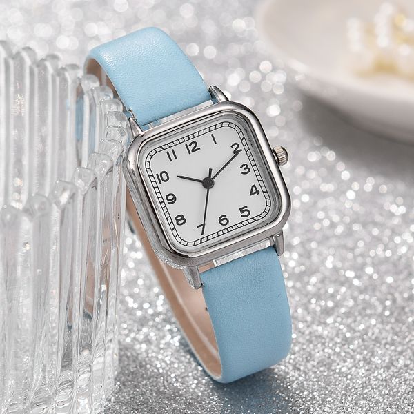 hbp fashion leather strap casual business ladies watches arabic numerals square dial electronic movement quartz watch, Slivery;brown
hbp fashion leather strap casual business ladies watches arabic numerals square dial electronic movement quartz watch, Slivery;brown