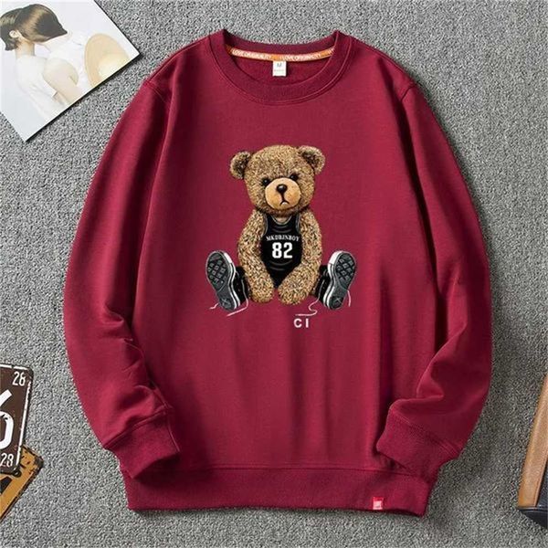 pullover men's hoodie multi-color women's pure cotton high-quality designer coat street blazer couple street bear cartoon embroide, Black
pullover men's hoodie multi-color women's pure cotton high-quality designer coat street blazer couple street bear cartoon embroide, Black
