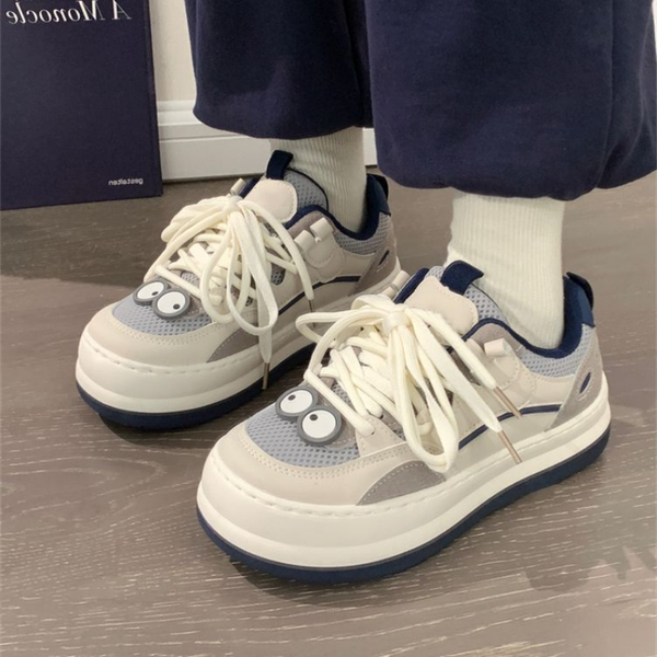 mesh cute womens sneakers 2023 fashion breathable eye patch white casual shoes round toe kawaii female platform shoes new, Black
mesh cute womens sneakers 2023 fashion breathable eye patch white casual shoes round toe kawaii female platform shoes new, Black