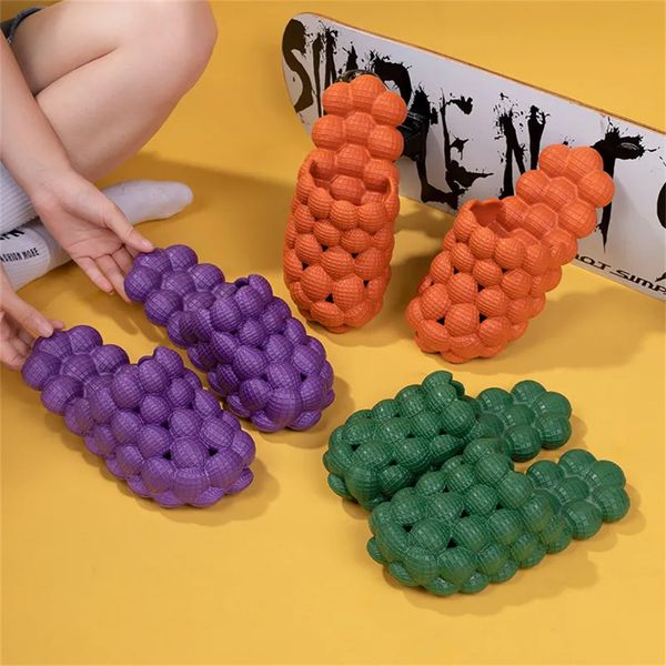 luxurys women men trendy slippers massage bubble slides eva ball slip on pool slide summer beach shoes designer sandals creative flats home, Black
luxurys women men trendy slippers massage bubble slides eva ball slip on pool slide summer beach shoes designer sandals creative flats home, Black