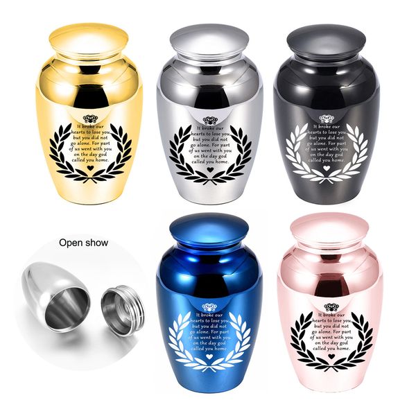 2.55-inch high mini decorative memorial keepsake stainless steel cremation urns for human pet ashes -it broke our hearts to lose you but you, Silver
2.55-inch high mini decorative memorial keepsake stainless steel cremation urns for human pet ashes -it broke our hearts to lose you but you, Silver
