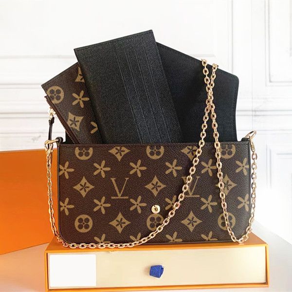 3piece genuine leather pochette felicie bag for women man wholesale crossbody shoulder bag tote luxurys clutch purse and handbags designer e
3piece genuine leather pochette felicie bag for women man wholesale crossbody shoulder bag tote luxurys clutch purse and handbags designer e