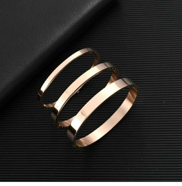 counter quality stainless steel card bracelet ornament net red titanium tidal buckle simple and smooth, Black
counter quality stainless steel card bracelet ornament net red titanium tidal buckle simple and smooth, Black