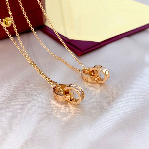 factory spot jewelry double ring cake necklace micro-zircon collarbone european and n fashion red necklace silver-plated rose gold pendant
factory spot jewelry double ring cake necklace micro-zircon collarbone european and n fashion red necklace silver-plated rose gold pendant