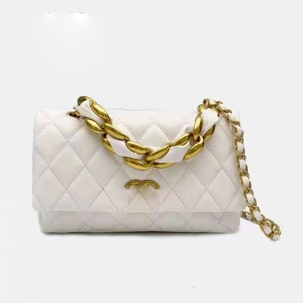 channel designer shoulder bag fashion crossbody bag messenger bag woven chain coarse chain womens purses and handbags wallet 23*14*5cm
channel designer shoulder bag fashion crossbody bag messenger bag woven chain coarse chain womens purses and handbags wallet 23*14*5cm