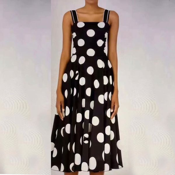 2023 designer women's dress fashion casual letter shirt polka dot print webbing halter dress clothes streets clothing ladies skirt casu, Black;gray
2023 designer women's dress fashion casual letter shirt polka dot print webbing halter dress clothes streets clothing ladies skirt casu, Black;gray