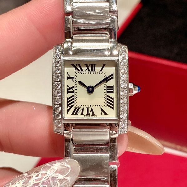 stylish french high-quality imported stainless steel 25x20mm exquisite small professional women's watch waterproof, Slivery;brown
stylish french high-quality imported stainless steel 25x20mm exquisite small professional women's watch waterproof, Slivery;brown