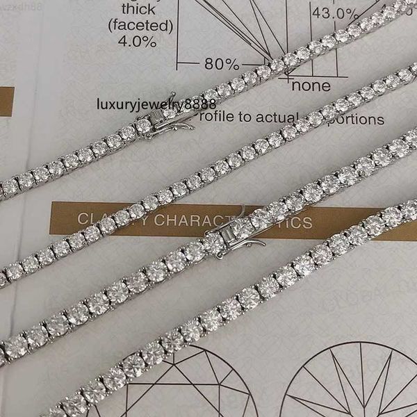 hip hop iced out d color white vvs 925 sterling silver 3mm 4mm moissanite diamond tennis chain necklace for jewelry factory
hip hop iced out d color white vvs 925 sterling silver 3mm 4mm moissanite diamond tennis chain necklace for jewelry factory