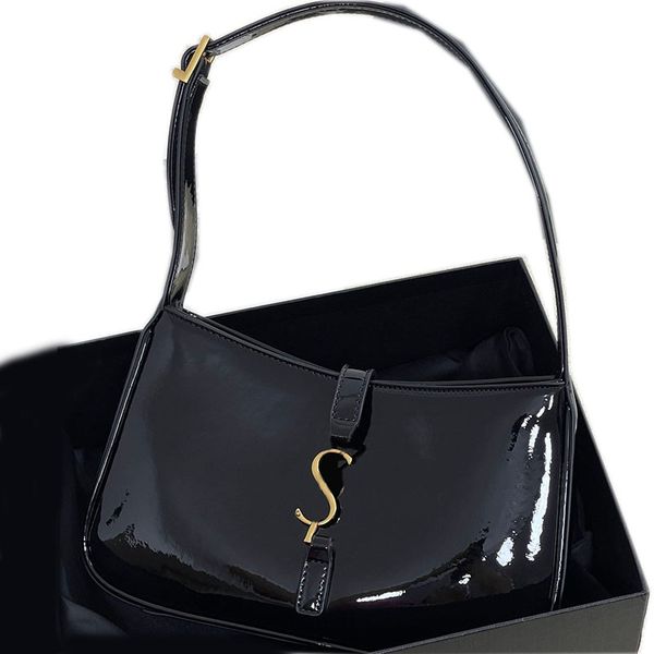 vintage patent leather women designer underarm bag gold letter metal hardware large capacity adjustable leather strap shoulder handbag luxur
vintage patent leather women designer underarm bag gold letter metal hardware large capacity adjustable leather strap shoulder handbag luxur
