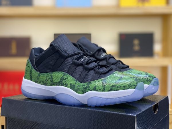 2023 original green snakeskin 11s basketball shoes 11 low black nightshade white volt men women lifestyle streetwear
2023 original green snakeskin 11s basketball shoes 11 low black nightshade white volt men women lifestyle streetwear