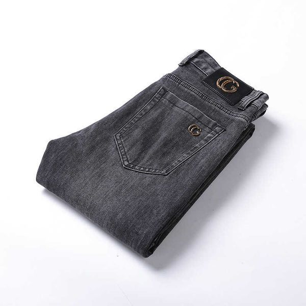 men's fashion brand jeans busin casual stretch slim fit small feet korean version long pants, Blue
men's fashion brand jeans busin casual stretch slim fit small feet korean version long pants, Blue
