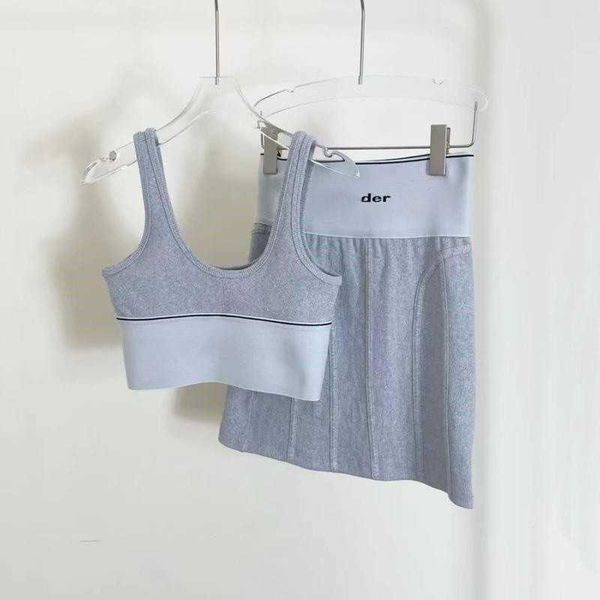 summer womens set designer set skirt fashion letter suspender vest suit wrap hip skirt inner outer wear self-cultivation women clothing, White
summer womens set designer set skirt fashion letter suspender vest suit wrap hip skirt inner outer wear self-cultivation women clothing, White