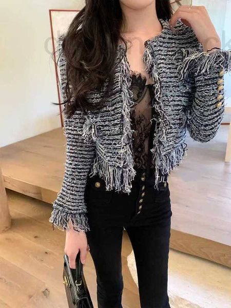 women's jackets designer 2023 brand spring jacket new autumn winter fashion tassel tweed coat cardigan high-grade casual coat christmas, Black;brown
women's jackets designer 2023 brand spring jacket new autumn winter fashion tassel tweed coat cardigan high-grade casual coat christmas, Black;brown