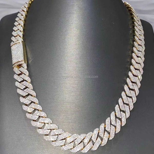 lifeng jewelry white gold plated 925 silver moissanite diamond customize cuban link chain
lifeng jewelry white gold plated 925 silver moissanite diamond customize cuban link chain